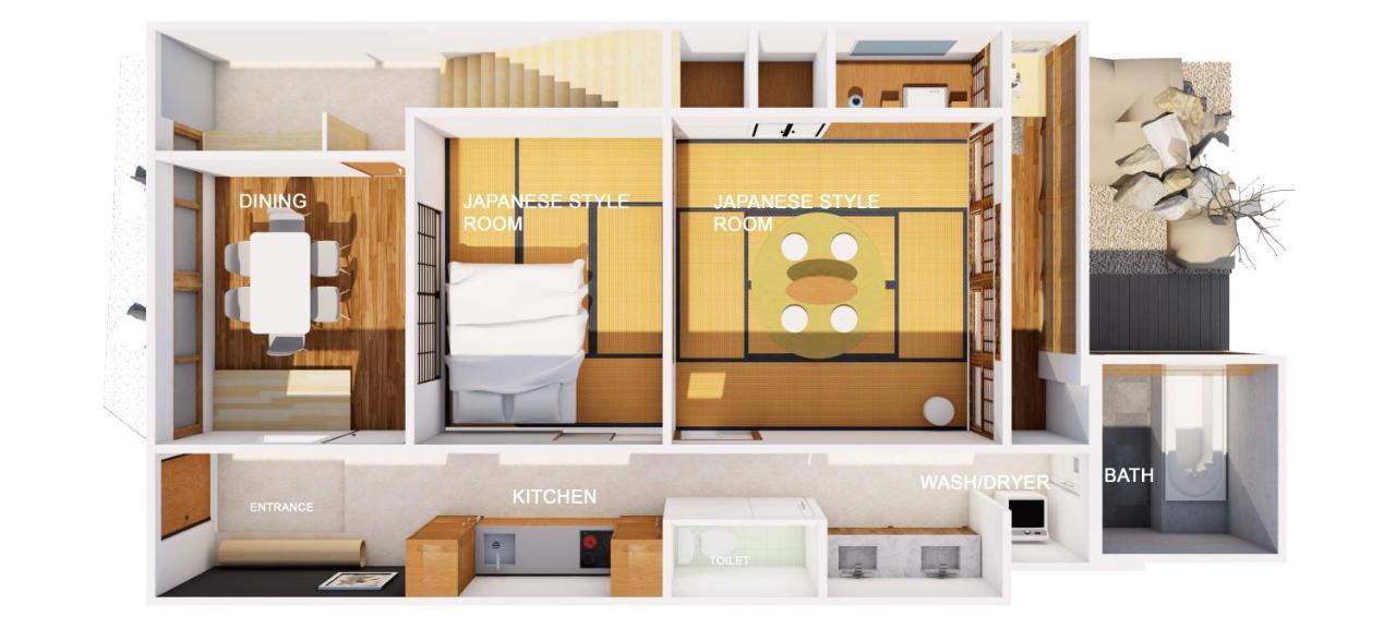 Modern Machiya Mibu Villa Kiotó Kültér fotó